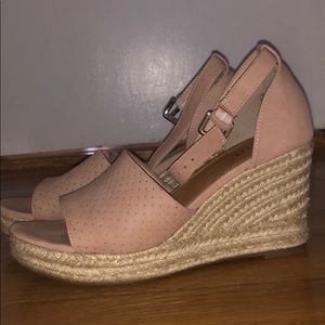 Beige Wedges 7.5